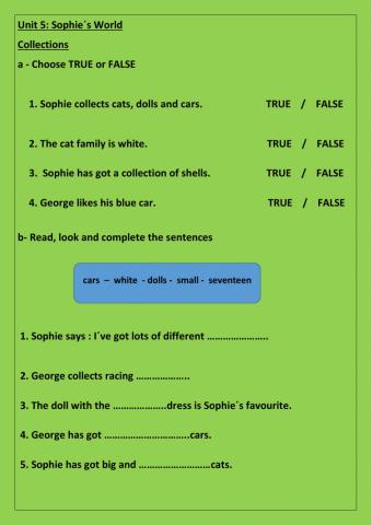 Choose True of false