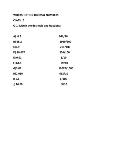 Tenths and hundredths