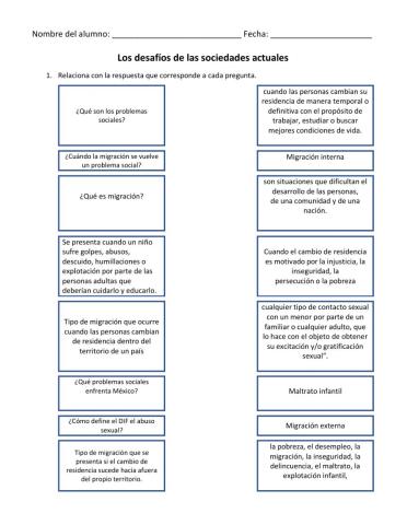 Los desafios de las sociedades actuales