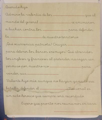 Carta del padre