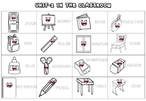 Classroom Objects Listening
