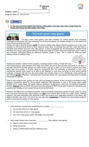 Ttest Unit 6 - American Full Blast B1