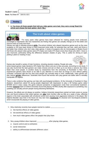 Ttest Unit 6 - American Full Blast B1