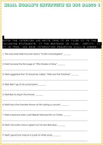 How real are these Niall Horan 'facts'?