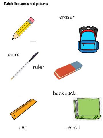 School supplies-counitng