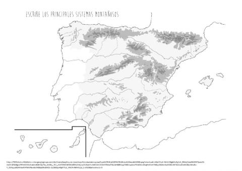 Secuencia para memorizar sistemas montañosos de España I