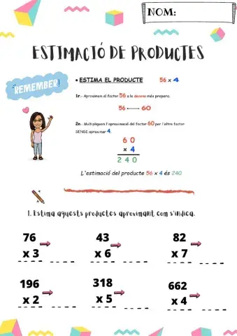 Estimació de productes