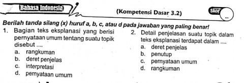 Bahasa Indonesia kelas 6 tema 4