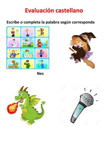 Evaluacion castellano