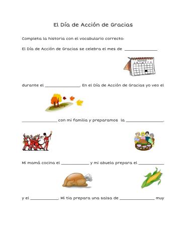 El Dia de Acción de Gracias