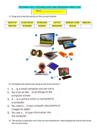 Technology vocabulary