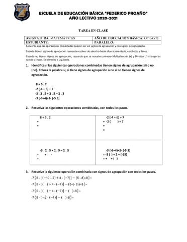 Operaciones Combinadas