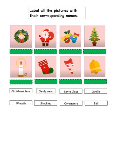 Christmas vocabulary