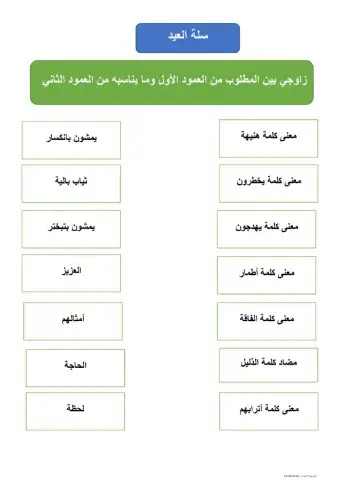 معاني سلة العيد