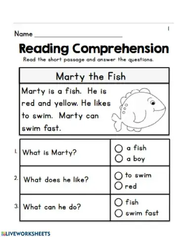 Reading comprehension