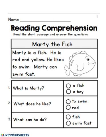 Reading comprehension