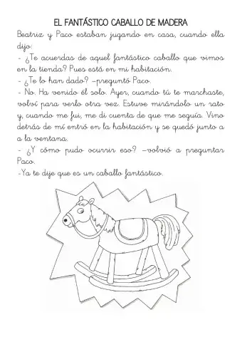 El fantástico caballo de madera