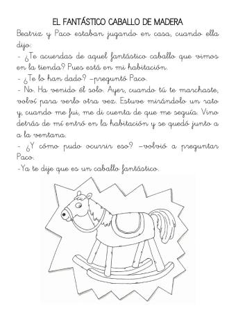 El fantástico caballo de madera