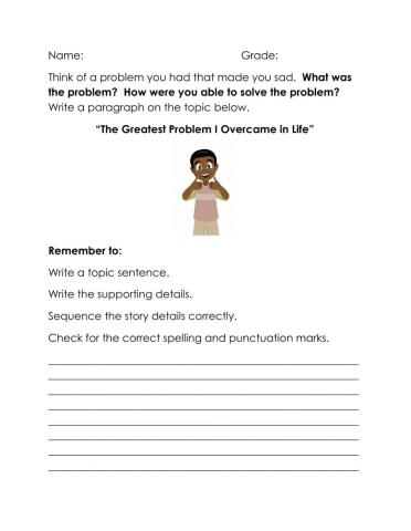 Narrative Writing - Sequencing