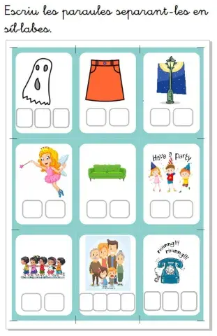 Lletra F (Síl·labes)