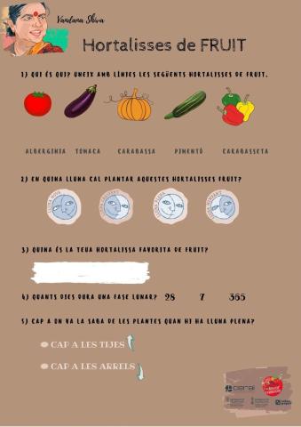 Cultius de fruit. Vandana Shiva