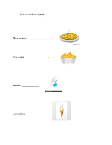 Mâncarea mea preferată