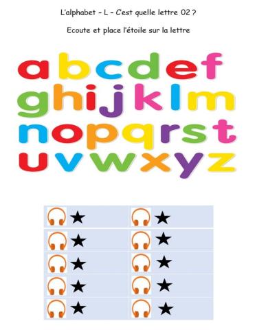 Alphabet - L - Quelle lettre 02