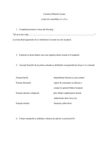 Cinstirea sf. icoane