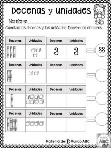 Decenas y unidades