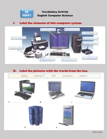 Vocabulary Practice Computer Science