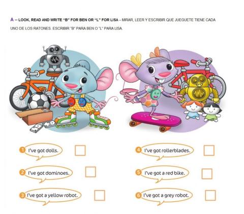 Look, read and write