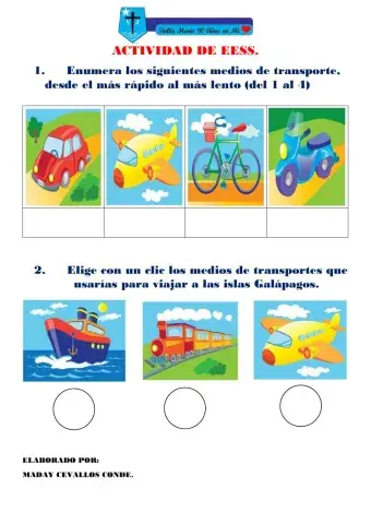 Los Medios de Transportes