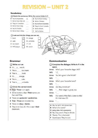 Singular and plural nouns