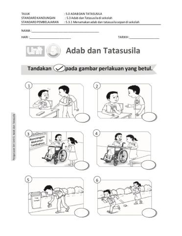 Adab dan Tatasusila