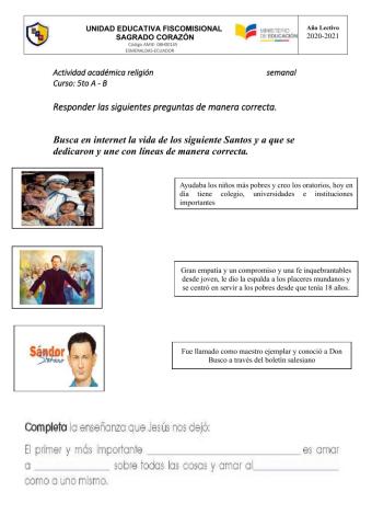 Activida Semanal 5to