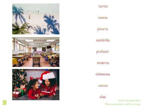 Arrastra las palabras relacionadas con la imagen correspondiente