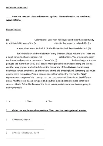 On the pulse 2 unit 5