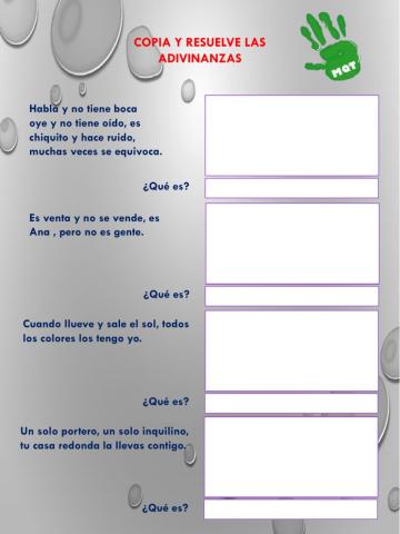 Adivinanzas