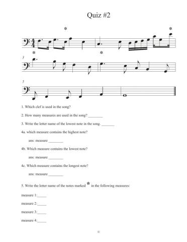 Note Values Quiz 2