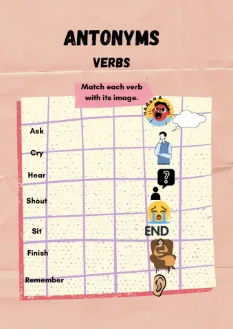 Antonyms (Verbs)
