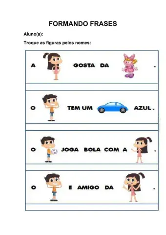 Formando frases