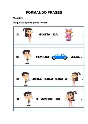 Formando frases