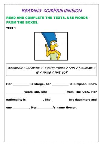 Reading Comprehension