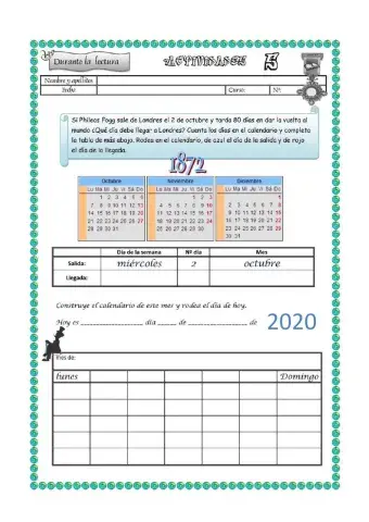 Calendario la vuelta al mundo
