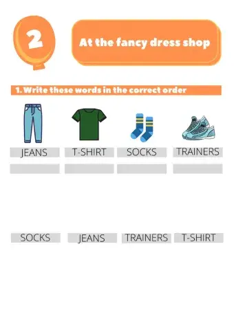 At the fancy dress shop