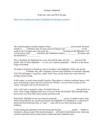 Scotland’s Highlands