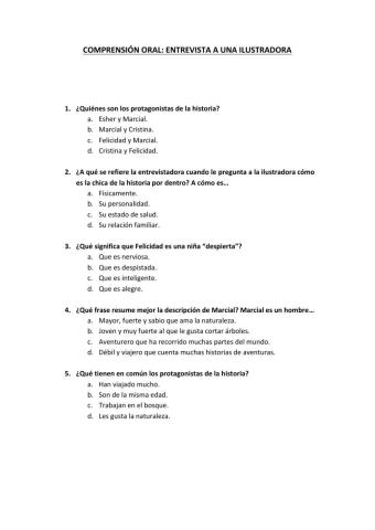 Entrevista a una ilustradora