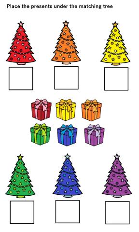 Christmas Present Color sort