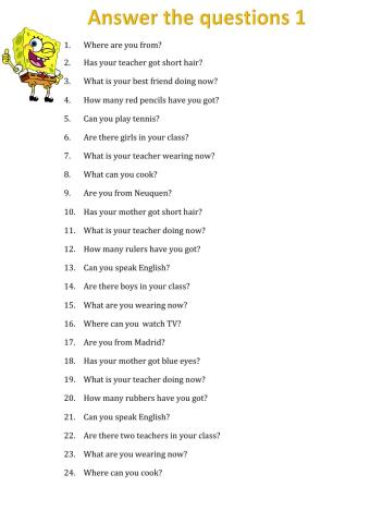 Answer the quetions - Practice Final exam