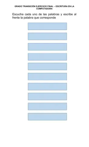 Ejercicio lecto-escritura final
